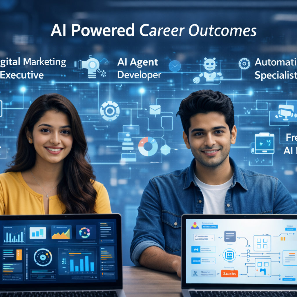 AI Powered Digital Marketing Course in Telugu with AI Agent Automation practical training and career guidance
